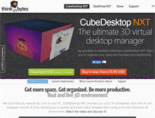 Tablet Screenshot of cubedesktop.com